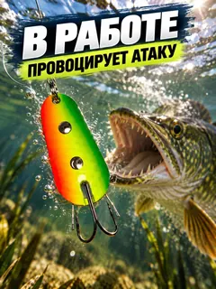 Блесна незацепляйка шторлинг на щуку и судака 20 гр.